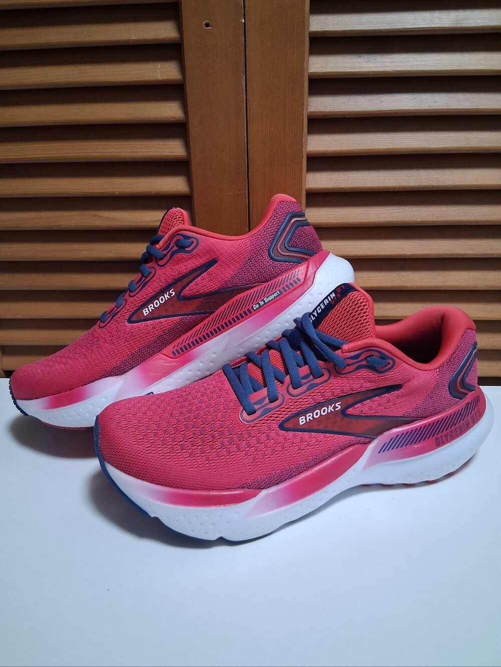 Brooks Glycerin GTS 21 Raspberry Estate Blue Women's Running Shoe *Size: 9 * NEW